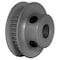 B&B Manufacturing 32-2P03-6FA3, Timing Pulley, Aluminum, Clear Anodized,  32-2P03-6FA3 - alternate 1